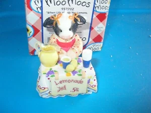 VINTAGE Enesco Mary's Moo Moos, 2001, WHEN LIFE HANDS LEMONS-MAKE......... - Picture 1 of 2