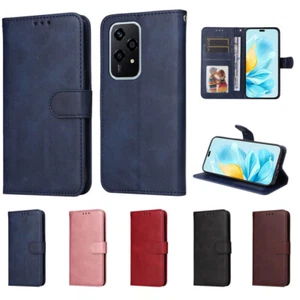 Phone Cover for Honor 200 X60i 90GT X8B X6B Retro PU Leather Flip Wallet Case - Picture 1 of 17