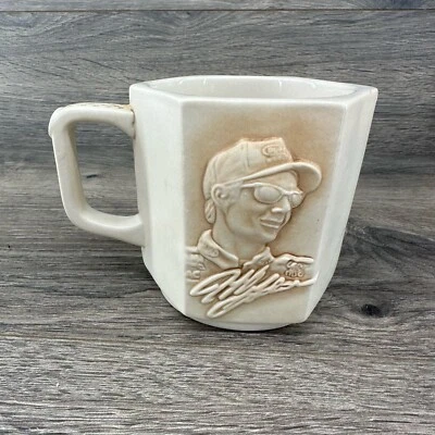 Vintage NASCAR Jeff Gordon Sportsteins 1997 Molded Ceramic Mug - Face Logo - Image 1 of 4