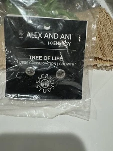 Alex and Ani TREE OF LIFE Sacred Studs SSPE03S - Picture 1 of 4