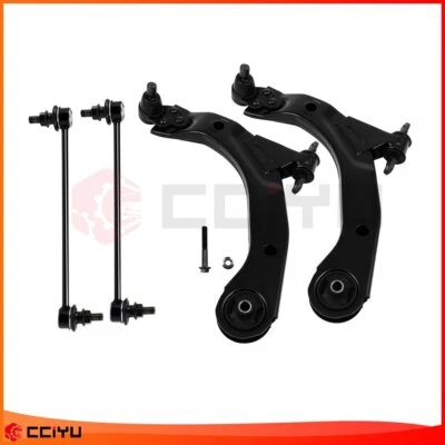 Set Of 4 For 2005-2006 Pontiac Pursuit Front Lower Control Arm And Ball Joints - Imagem 1 de 4
