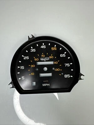 Chevrolet Corvette C3 OEM 85 MPH Speedometer Faceplate Face Only  - Image 1 of 2