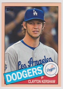 2013 Topps Archives Day Glow #130 Clayton Kershaw Los Angeles Dodgers - Picture 1 of 2
