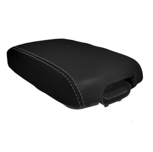 Console Lid Armrest Cover PVC Leather for Kia Sorento 14-20 Gray Stitch - Picture 1 of 10