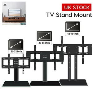 TV Wall Bracket Stand Table Top Fixed Rack Telescopic Arms 14-75 Inch 3D LED LCD - Picture 1 of 21