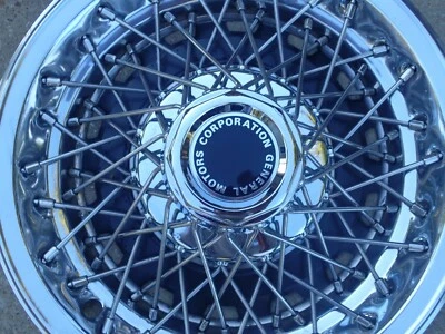 1968-84 GM 14” wire wheel covers, set of 4, NOS! 995929 Chevy, GMC, truck - Image 1 of 4