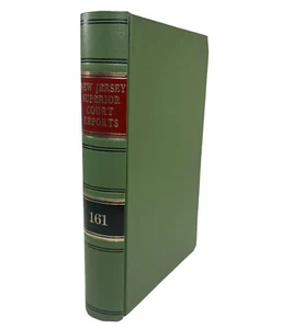 New Jersey NJ Superior Court Case Reports Volume 161 Law Hardcover Text Book - Picture 1 of 6