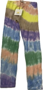 Fairwell Leggings Girls Size 8 Multicolor Tie Dye Stretch Luxe Hacci Spirit - Picture 1 of 13