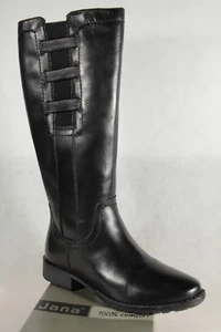 Jana Boots Ankle Winter Boots Black Leather 25601 - Picture 1 of 7