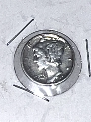 1944 Liberty Mercury Dime NO MINT MARK FT BC Cover