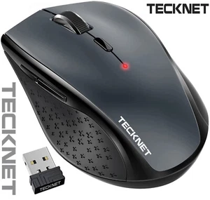 TECKNET 3000DPI Bluetooth Mouse Wireless Cordless Optical Mice For Mac PC Laptop - Picture 1 of 15