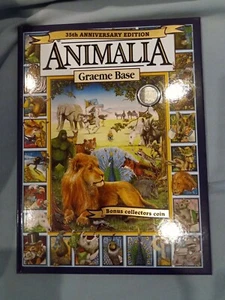 2021 Animalia silver Plated coin in book Limited Ed of 3,500 - Picture 1 of 2