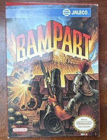Rampart Nintendo NES Video Game Complete in Box