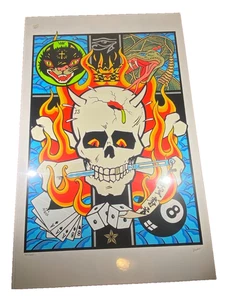 Frank Kozik Total War Poster 1997 signiert limitierte Auflage 94/300 Siebdruck 23x36" - Bild 1 von 6