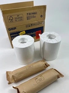 DNP DS620 4x6 Rollen Medienset - Papier & Farbband Kit Gesamtdrucke 800 - nie benutzt - Bild 1 von 11