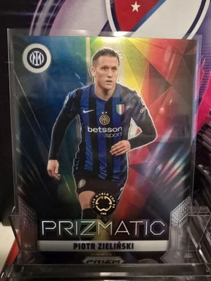 2025 Prizm FIFA Club World Cup Piotr Zielinski #11 Silver Prizmatic Inter Milan  - Image 1 of 2
