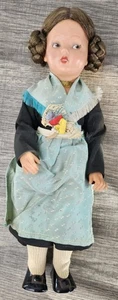 Vintage W Goebel Puppe weiblich traditionelle Deutschland Kleidung Gummi 11 Zoll - Bild 1 von 18