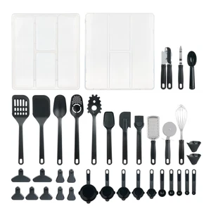 36 Piece Kitchen Gadget Set with Kitchen Cooking Utensils, and Drawer Organizer, - Picture 1 of 12