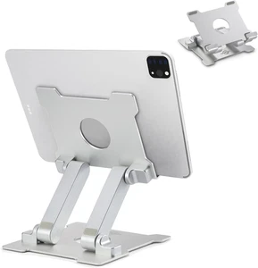 Support Tablette de Qualité, Réglable Pliable Niveau des Yeux Aluminium Solide jusqu'à 15-In Ta - Photo 1/12