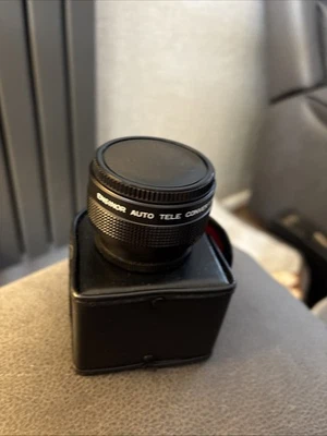 Ensinor Auto Teleconverter 2X for Pentax K PK Mount + Leather Case VGC - Image 1 of 3