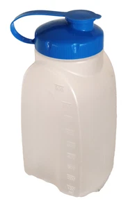 Rubbermaid 1 Qt Mixer Mate Blue Flip Cap Jug Pitcher Bottle Water Travel Sport - Picture 1 of 13
