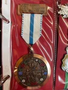 Adelsried - Medaille - Wandertag 1974 - Pferdefuhrwerk - RRR - Bild 1 von 1