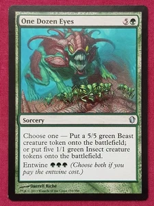 Magic The Gathering COMMANDER 2013 C13 ONE DOZEN EYES green card MTG - Picture 1 of 2
