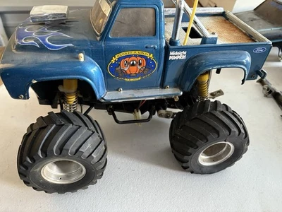 Винтажный корпус и шасси радиоуправляемого грузовика Tamiya Midnight Pumpkin - непроверенные как есть - Изображение 1 из 4