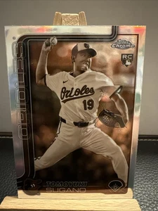 2025 Topps Chrome✨Sepia Refractor✨#166 Tomoyuki Sugano (RC) Baltimore Orioles - Picture 1 of 2
