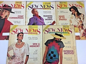 Sew News Newspaper 1992 Large Size Magazine Lot Vintage 1990s Fashion - Imagen 1 de 12