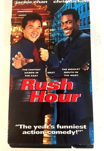 Rush Hour Jackie Chan Chris Tucker VHS tape Ships Same Day With Tracking - Picture 1 of 3