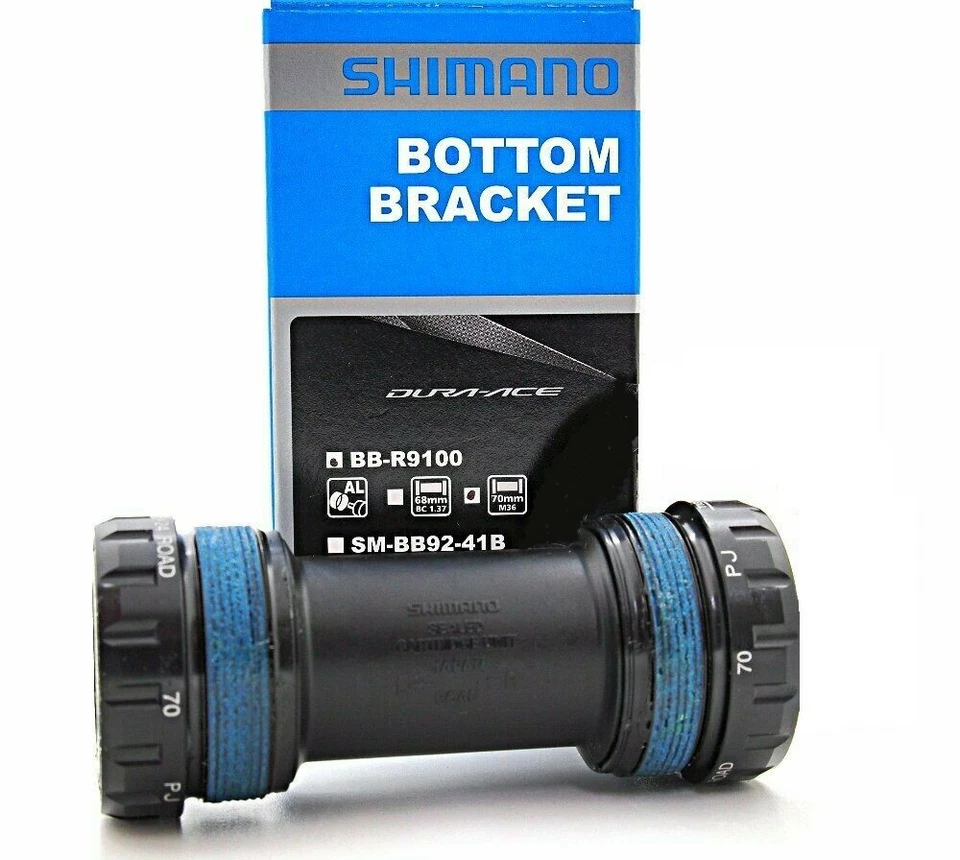 Shimano DuraAce BB-R9100 HOLLOWTECH II BSA Bottom Bracket, Italian 70mm, NIB - Image 1 of 1