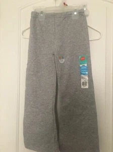 Hanes Girls Jogging Pants Sweatpants Elastic Waist Open Leg Size XS Gray - Picture 1 of 4