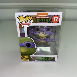 Barry Gordon Signed Funko Pop #17 Teenage Mutant Ninja Turtles Donatello (H13) - Picture 1 of 7