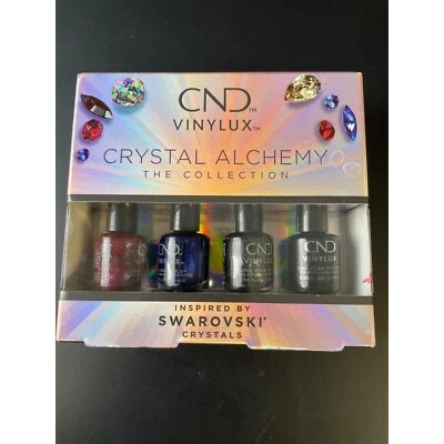 Juego de 4 esmaltes de uñas CND Vinylux Crystal Alchemy SKU 2429 Foto 1 de 4