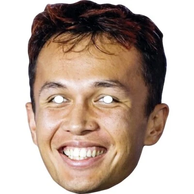 FUNKYBUNKY Alex Albon Racing Promi Karte Gesichtsmaske - Ready To Wear - Kostüm