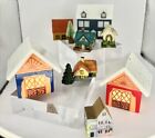 Lot Of 9 Dollhouse Miniatures Mini Houses,Display,Artisan,Di orama,Ornaments,Cute