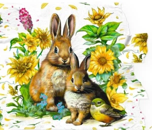 Cinta Washi AALL & Create LAYER IT UP - #102 GIRASOL Y LIEBRE, conejo - Imagen 1 de 2
