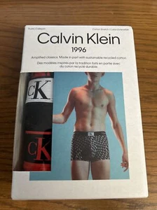 === Calvin Klein Uomo (Medio) 1996 TRUNKS NB3528-912 (CONFEZIONE DA 3) - Foto 1 di 4
