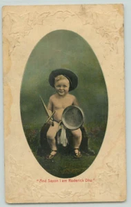 POSTCARD And saxon I am Roderick Dhu. embossed 1910 - Picture 1 of 2