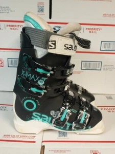 Salomon X-Max 90 Used Women's Ski Boots Size 22/22.5 Mondopoint 265mm - Picture 1 of 11