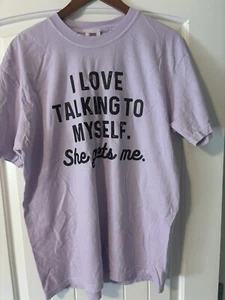 I Love Talking To Myself She Gets Me T-shirt - Picture 1 of 4