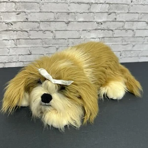 Dakin Shih-Tzu Plush Puppy Dog Lifelike Lou Rankin Collection 14" Stuffed Animal - Picture 1 of 13