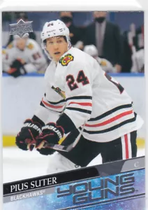 20/21 UD..PIUS SUTER..YOUNG GUNS..# 484..BLACKHAWKS..FREE COMBINED SHIPPING - Bild 1 von 1