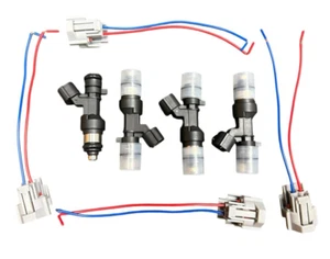 4 x 1200cc K Series K20 K24 Flow Matched Fuel Injectors Set For Honda Acura - Picture 1 of 4