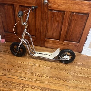 Vtg 1980’s Mongoose BMX Mini-Scoot Chrome Scooter Chrome With Drum Brakes - Picture 1 of 18