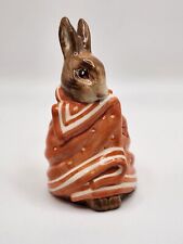 Beatrix Potter Poorly Peter Rabbit Figurine F. Warne Co 1976 Beswick England