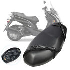 1PC Motorcycle Rain-Seat Cover Universal Flexible Waterproof Saddle Cover-Black
