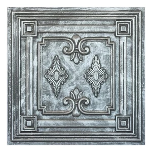 Art ceiling tile Embossed wall panels Salon 2'X2' Tiles PL63 Antique tin 10pcs - Picture 1 of 20