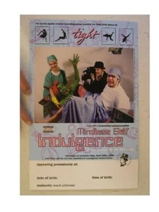 Poster Mindless Self Indulgence Stretto M.S.I. MSI M S I - Foto 1 di 1